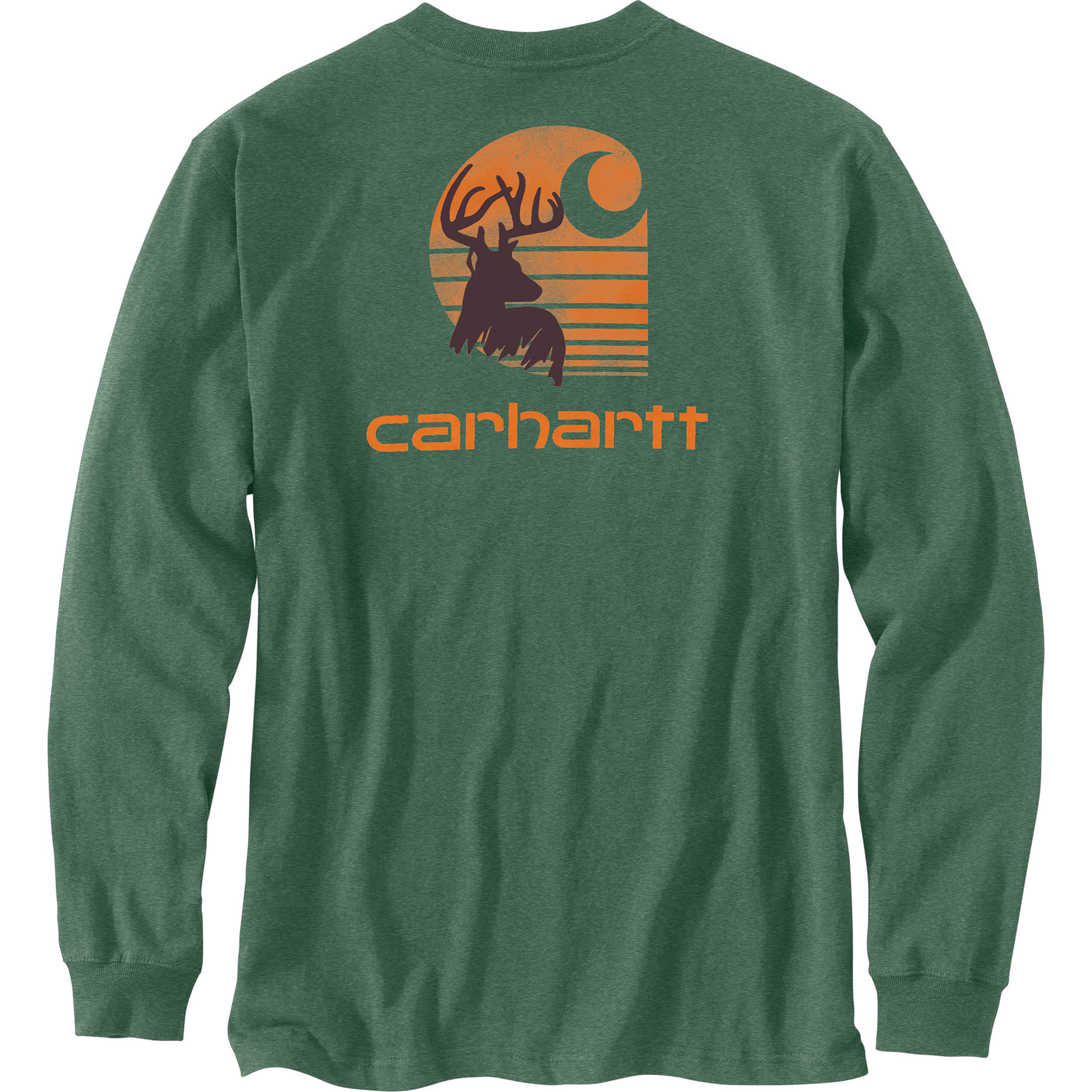 Carhartt® Men’s Loose Fit Heavyweight LongSleeve Pocket Deer Graphic T