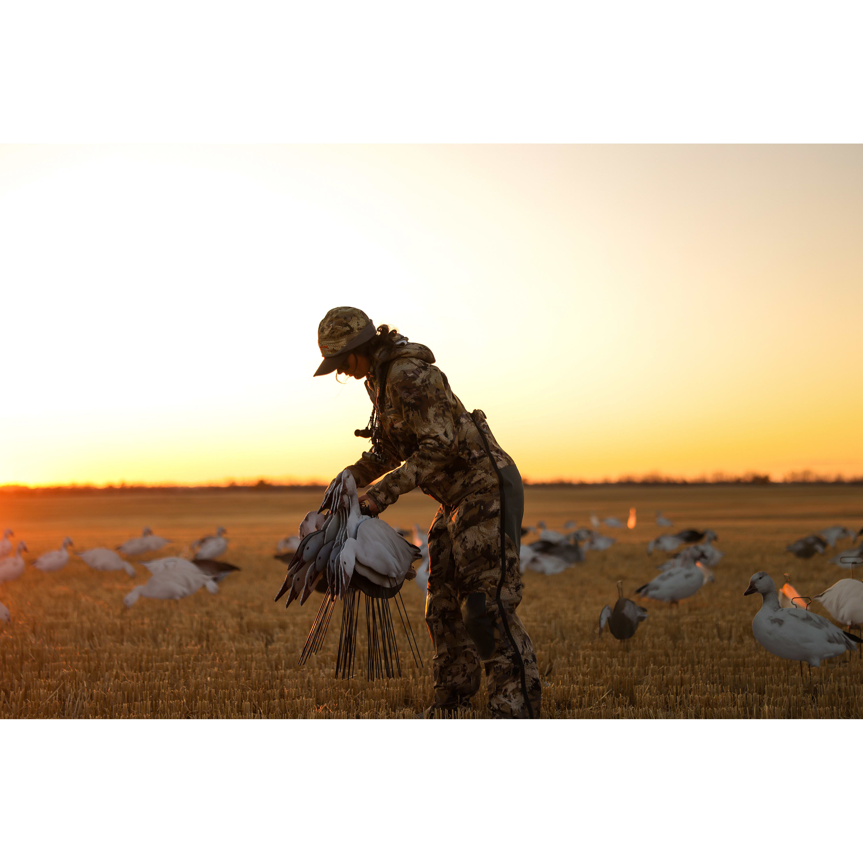 Higdon FLATS Snow/Juvy Goose Motion Silhouette (12pk)