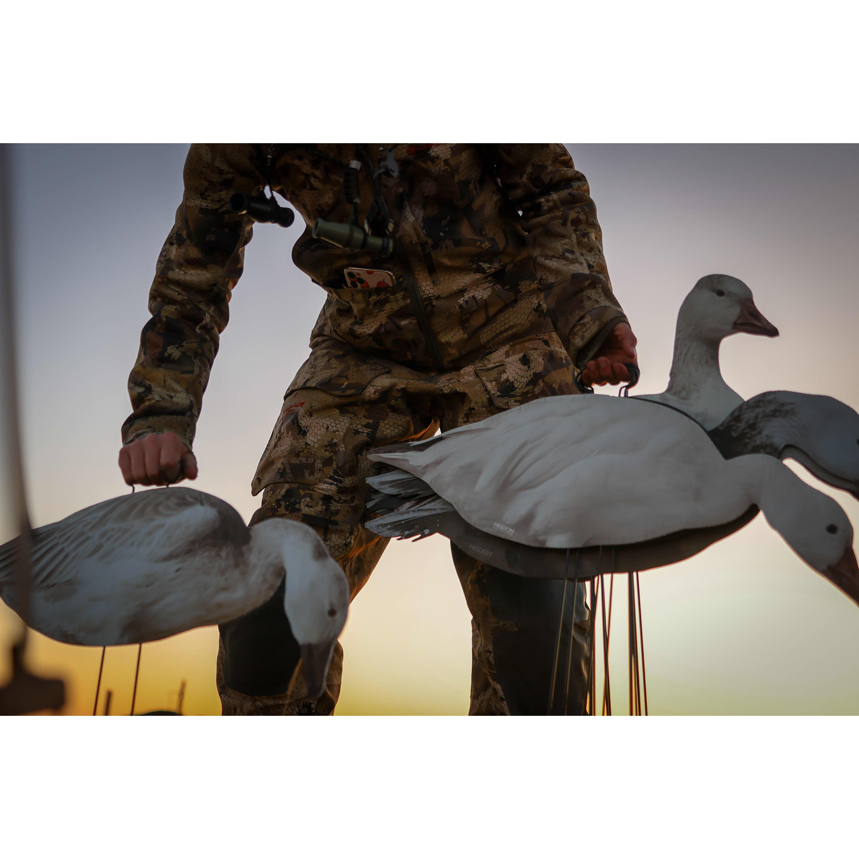 Higdon Flats Lockvögel – 12-teiliges Set Stockenten-Silhouetten Für Die Jagd, Leicht & Realistisch