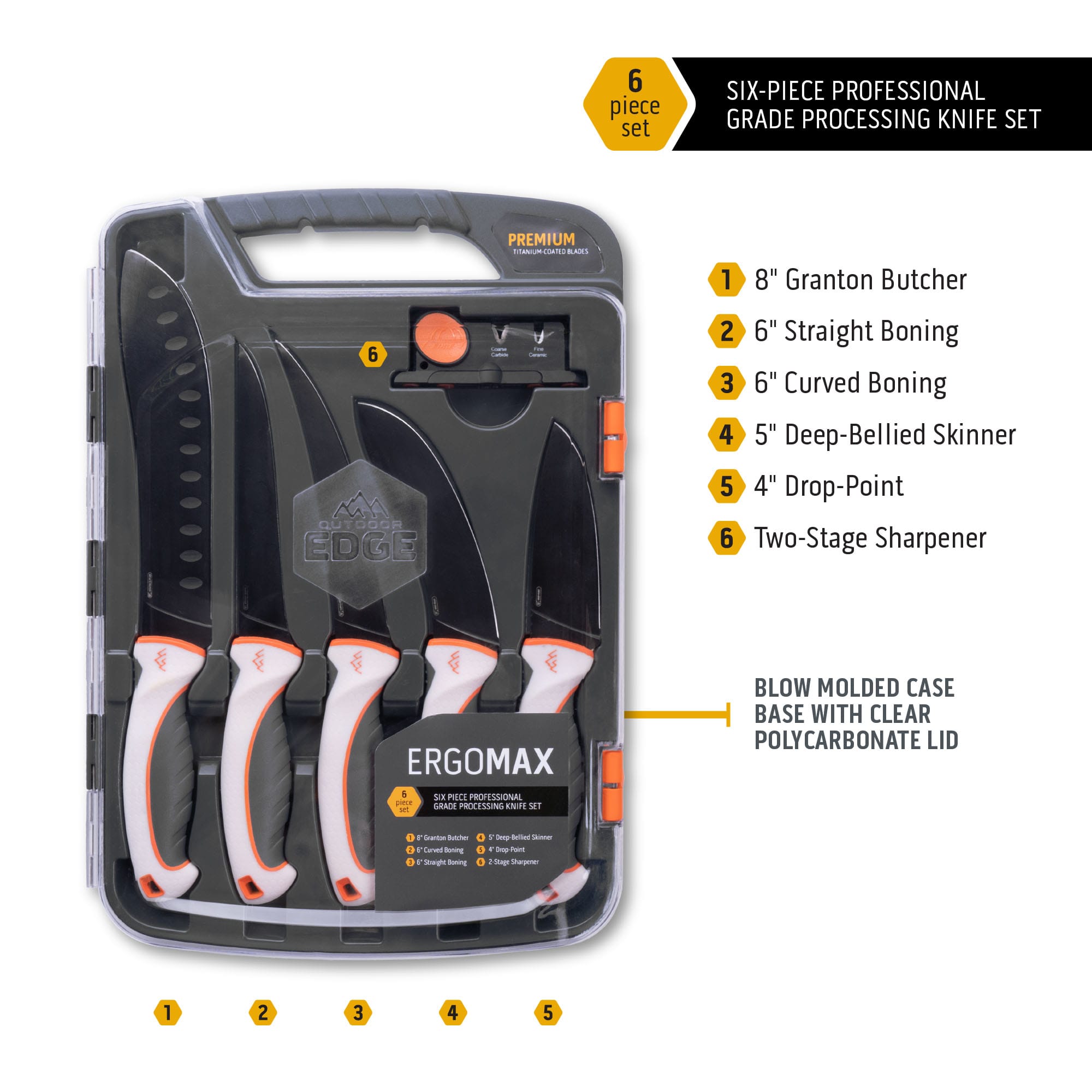Outdoor Edge® ErgoMax 6Piece Pro Grade Processing Kit Cabela's Canada