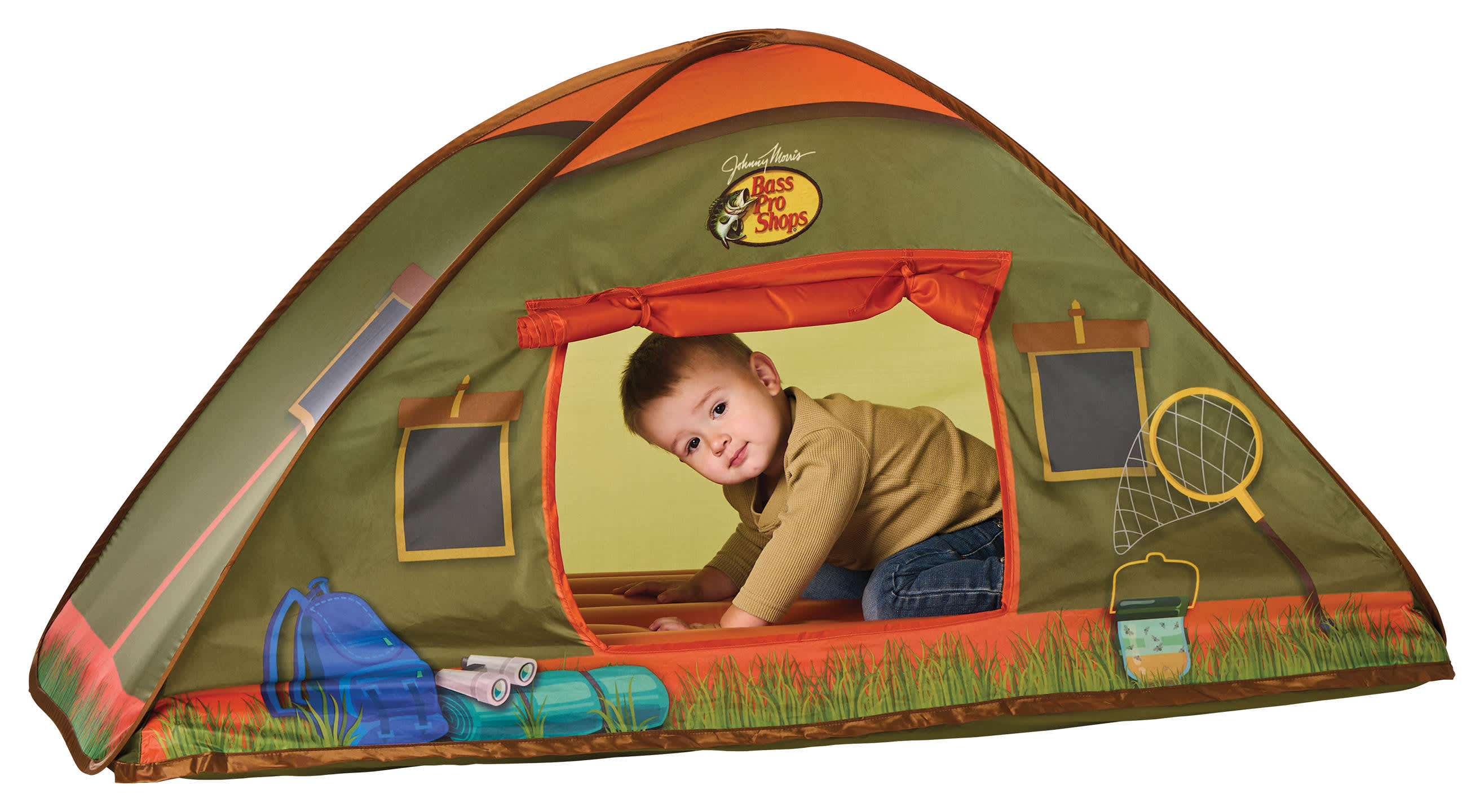 Bass Pro Shops Kids Pop Up Tent with Inflatable Mattress Cabela s Canada
