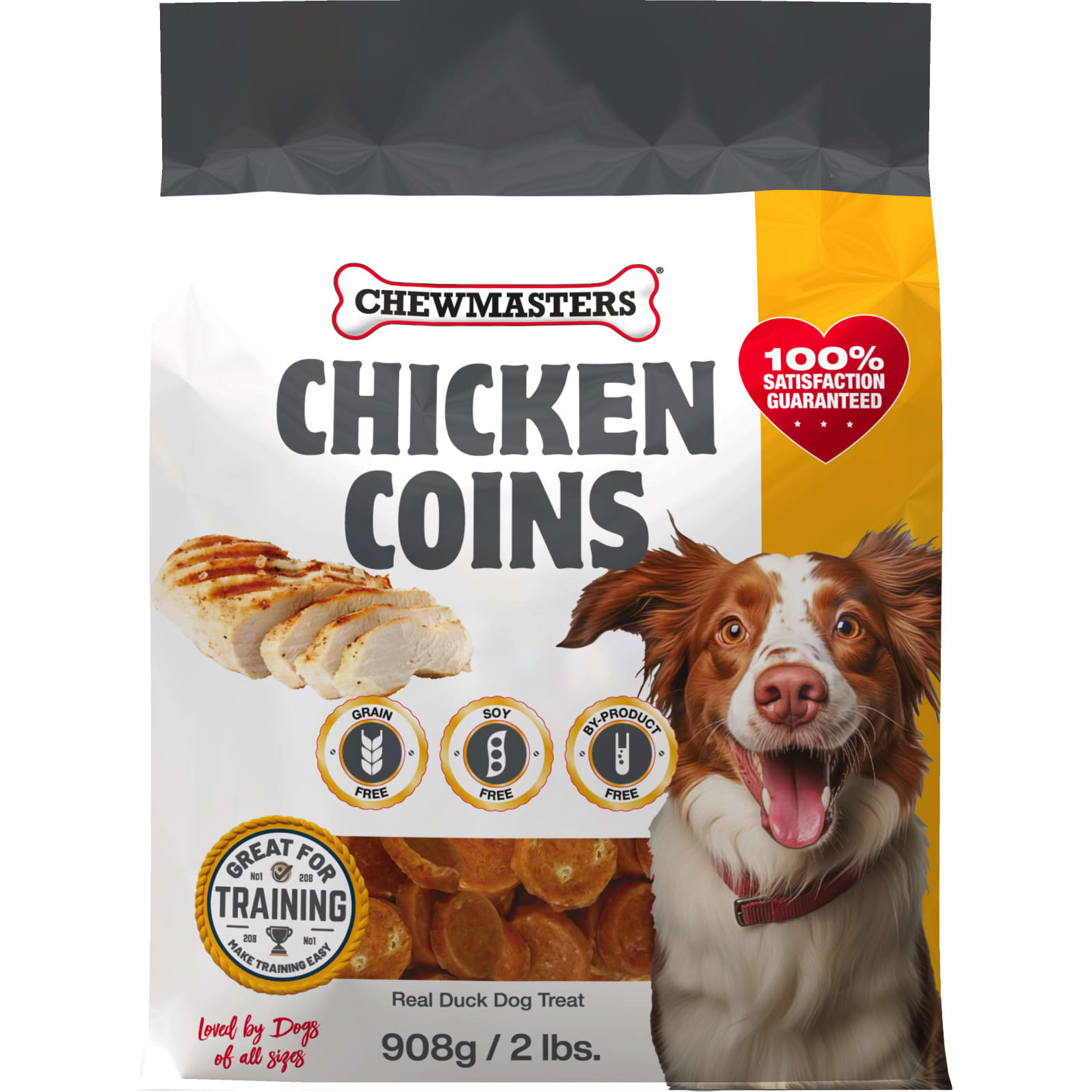 Chicken Jerky Dog Treats Chewmasters Dental Chews, 980-g, 40-Pack