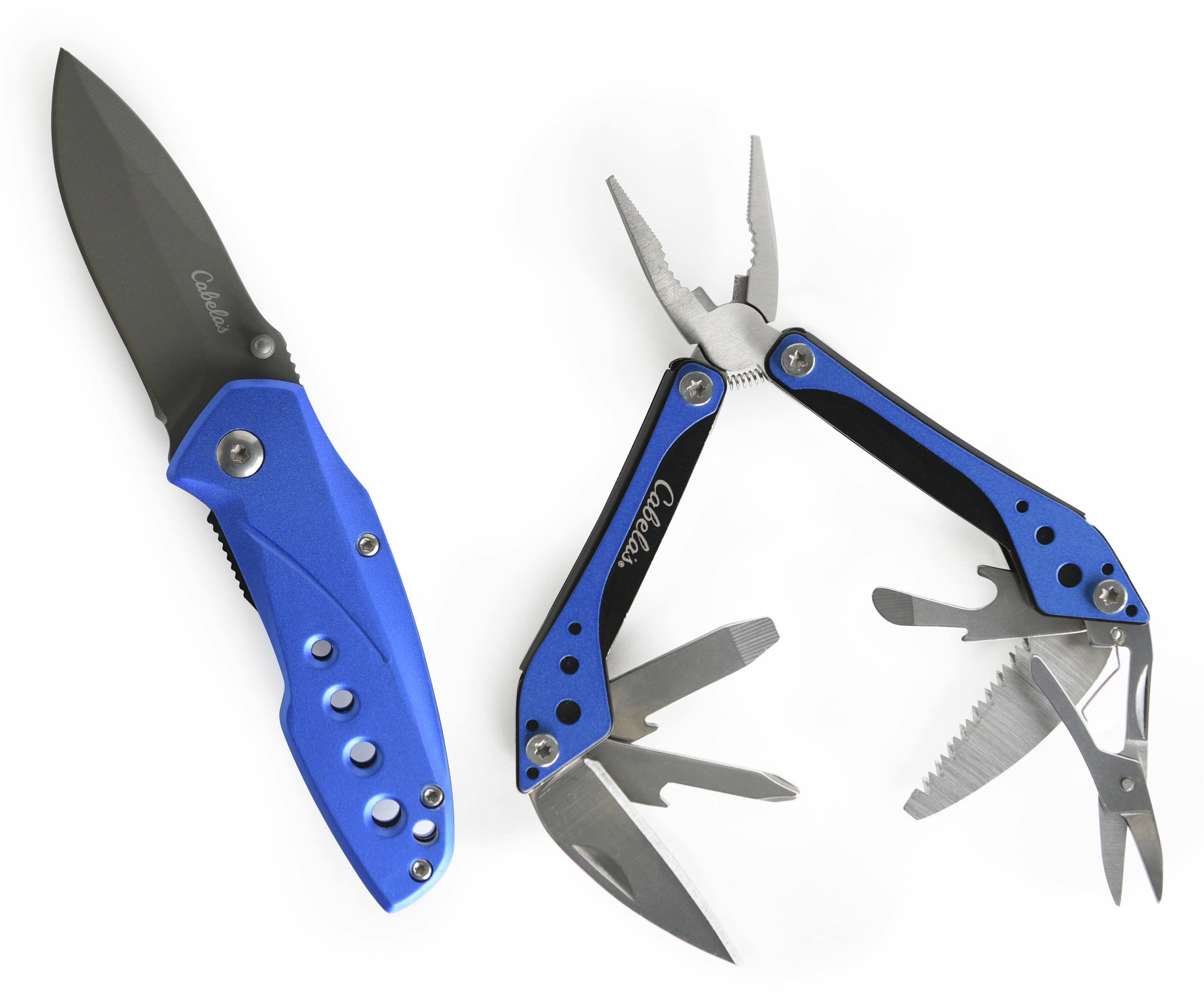 Cabela’s® Folding Knife & Multi-Tool Bering Sea Blue Combo