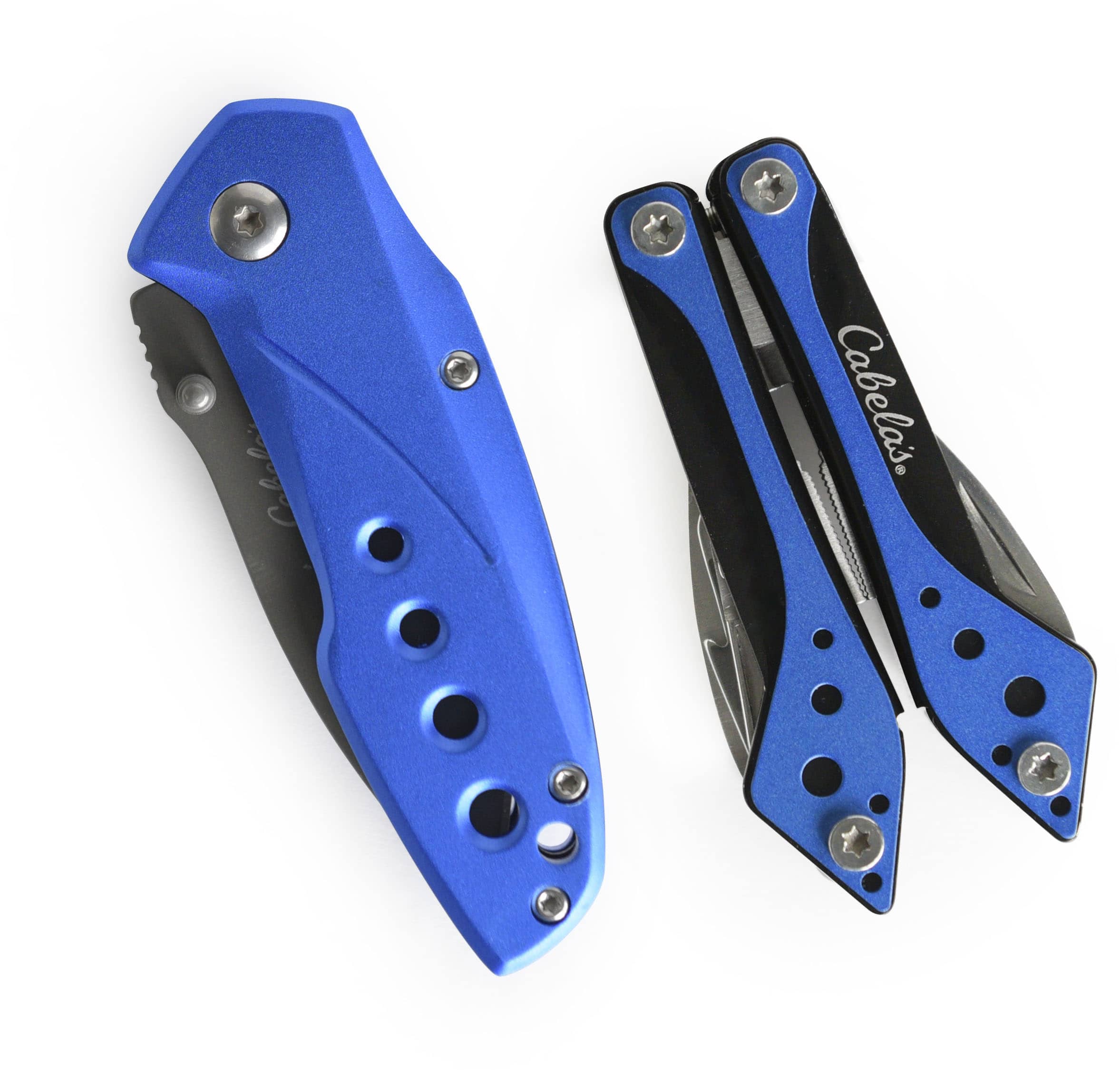 Cabela’s® Folding Knife & Multi-Tool Bering Sea Blue Combo