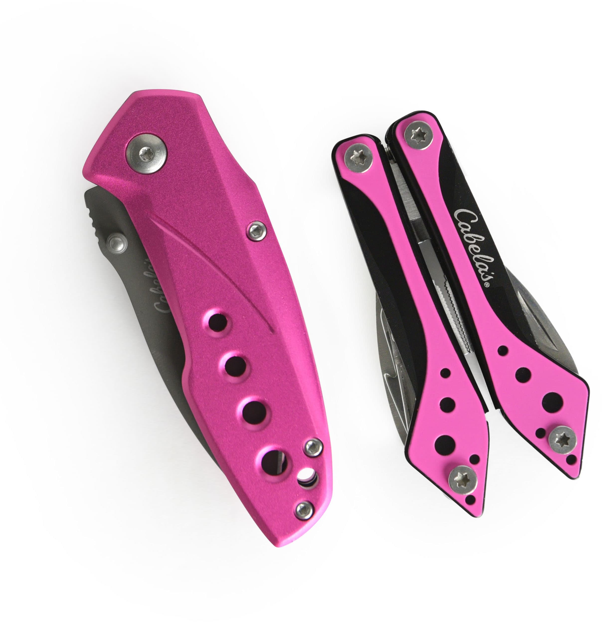 Cabela’s® Folding Knife & Multi-Tool Dragon Fruit Pink Combo