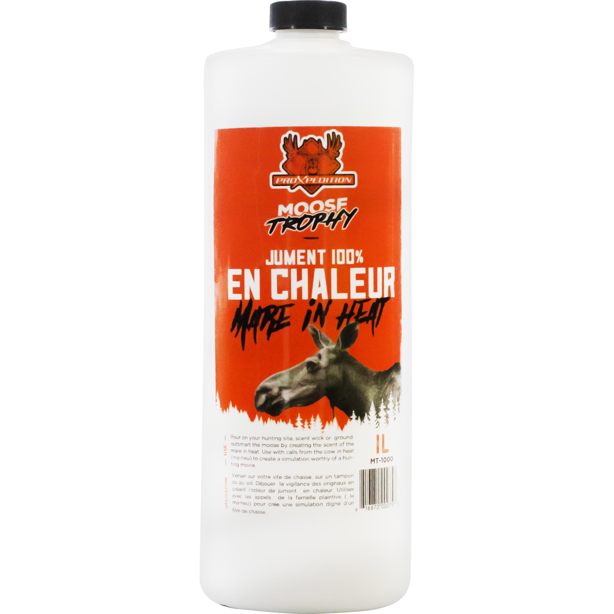 ProXpedition Moose Trophy Mare In Heat Synthetic Urine Mix 1L | Cabela
