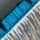 Nickel/Neon Blue