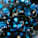 Black Blue Flake