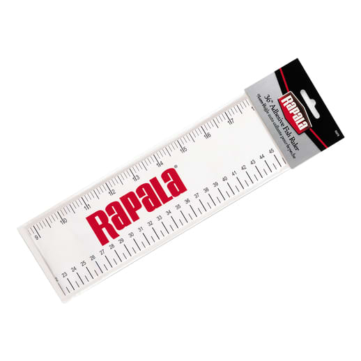 Adhesive fish measuring on sale tape