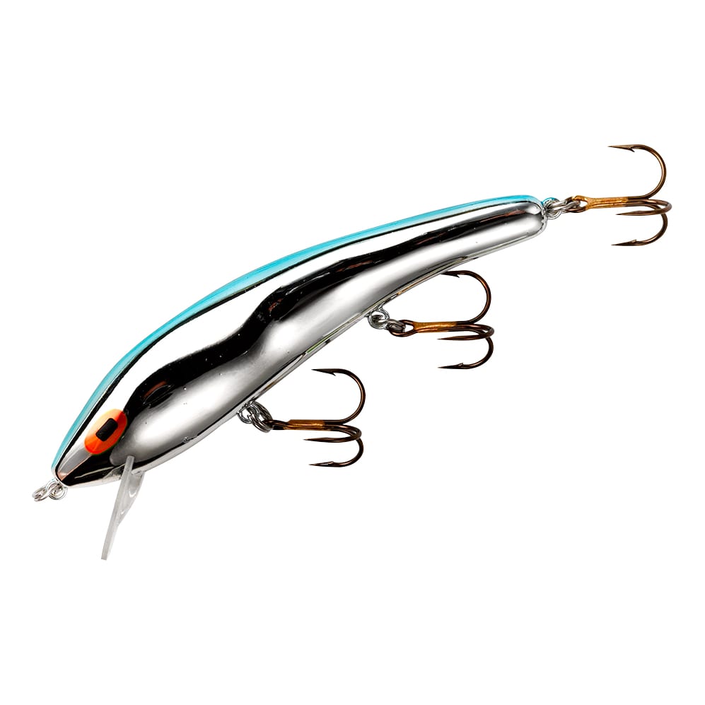 Bass Pro Shops XTS Lures Jointed Minnow - Chrome/Black Back