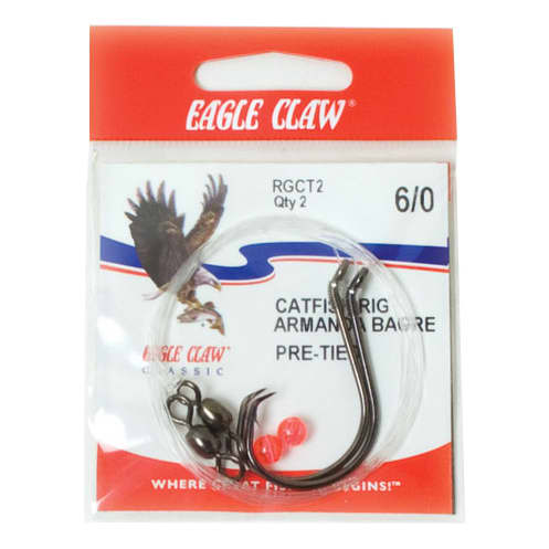 Eagle Claw Catfish Rig 36 With Snap Swivel