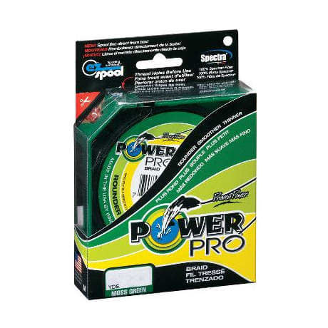  POWER PRO 21100653000E Spectra Braided Fishing Line 65lb 3000  Yd, Moss Green : Superbraid And Braided Fishing Line : Sports & Outdoors