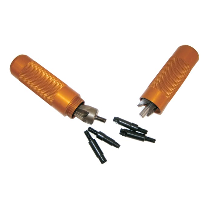 Lyman deburring tool top