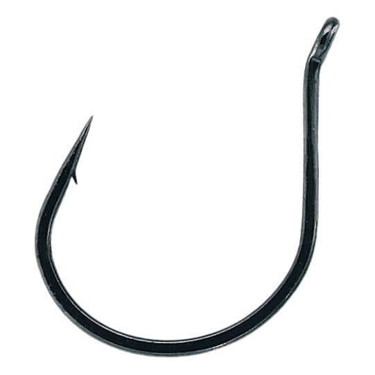  Gamakatsu Extra Wide Gap Worm Hook-5 Per Pack (Black