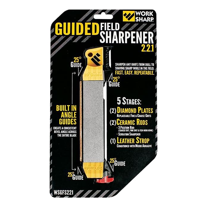 Field knife 2025 sharpener