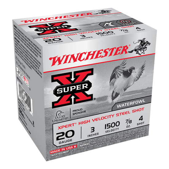 Winchester Xpert Hi-Velocity Steel Shotshells - 20 Gauge