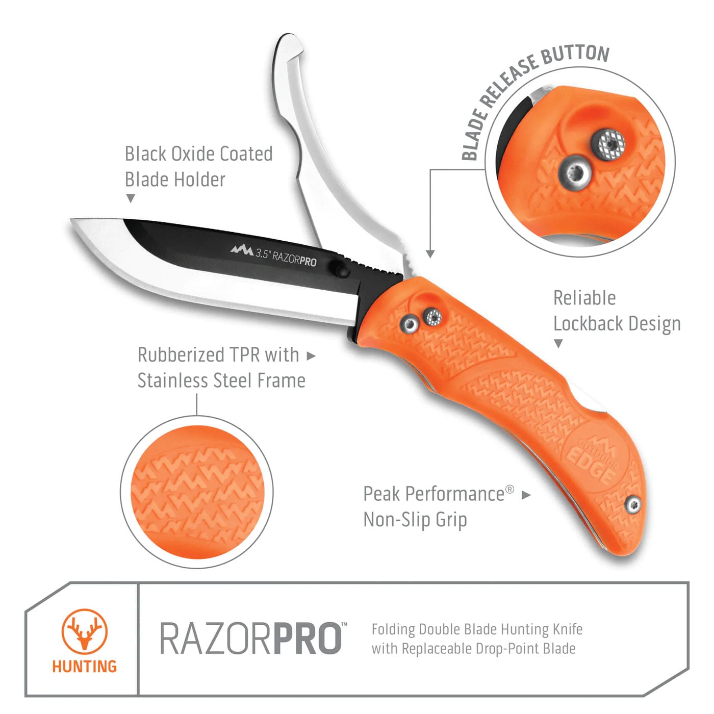 Outdoor Edge® Razor-Pro Knife