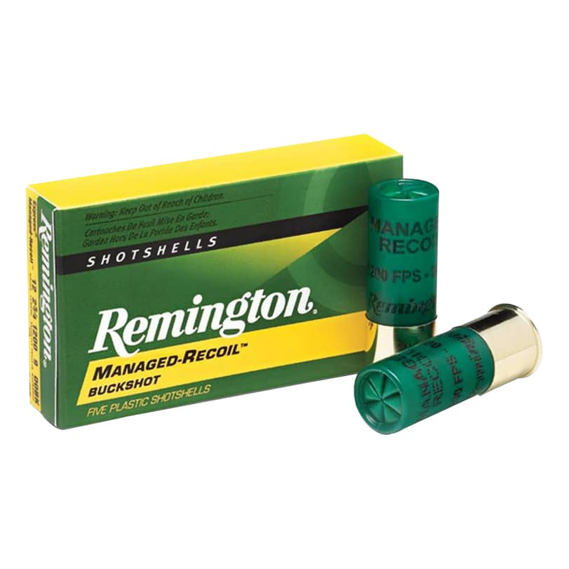 Remington Managed-Recoil Buckshot Shotshells