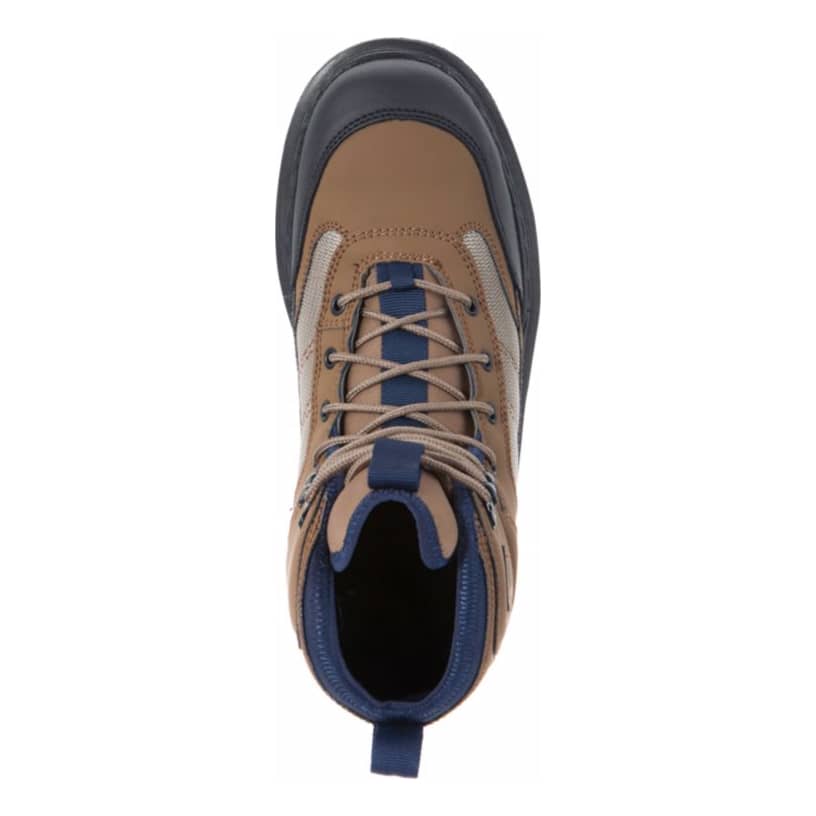 Cabela's Women's Ultralight Felt Sole Wading Boots - Brown/Blue - Top