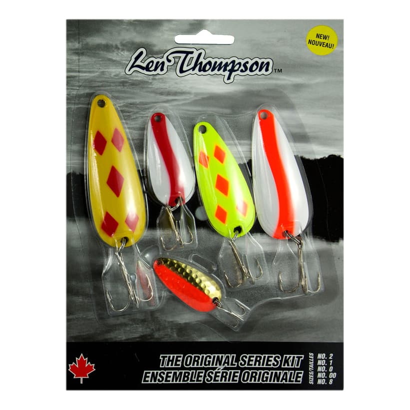Vintage Len Thompson #2, 1oz Frog fishing spoon #17346