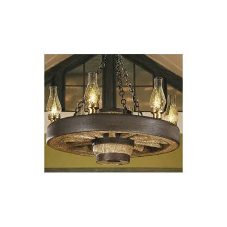 Cabela's® Wagon Wheel Small Chandelier w/ Up Lights